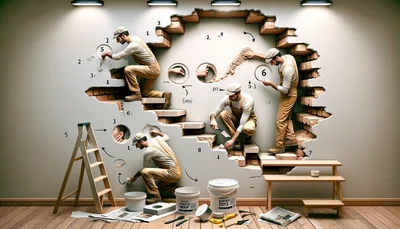 Reboucher un trou dans un mur : le guide complet 2026 en 5 étapes faciles